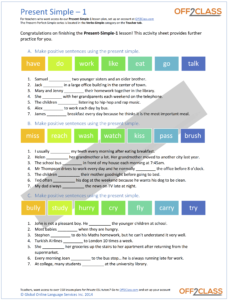 present-simple-activity-sheets