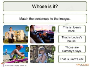 possessive, reflexive and reciprocal pronouns