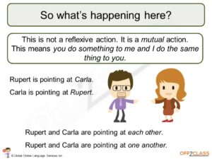 possessive, reflexive and reciprocal pronouns