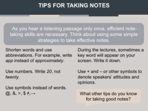 TOEFL Listening