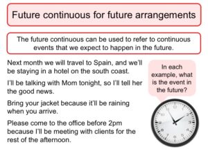 future continuous tense