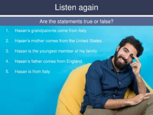 teach ESL students to talk about themselves