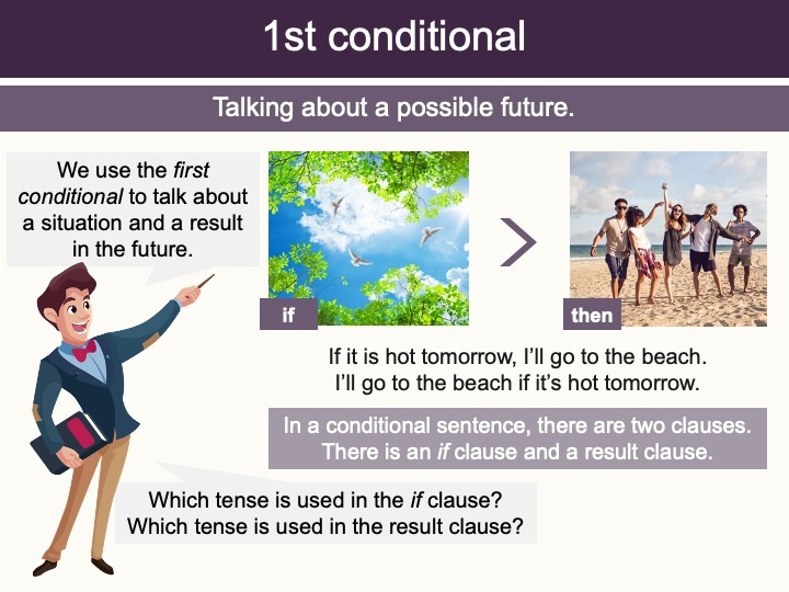 teach the first conditional