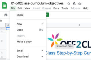 Introducing the Off2Class Teaching Tools - Off2Class