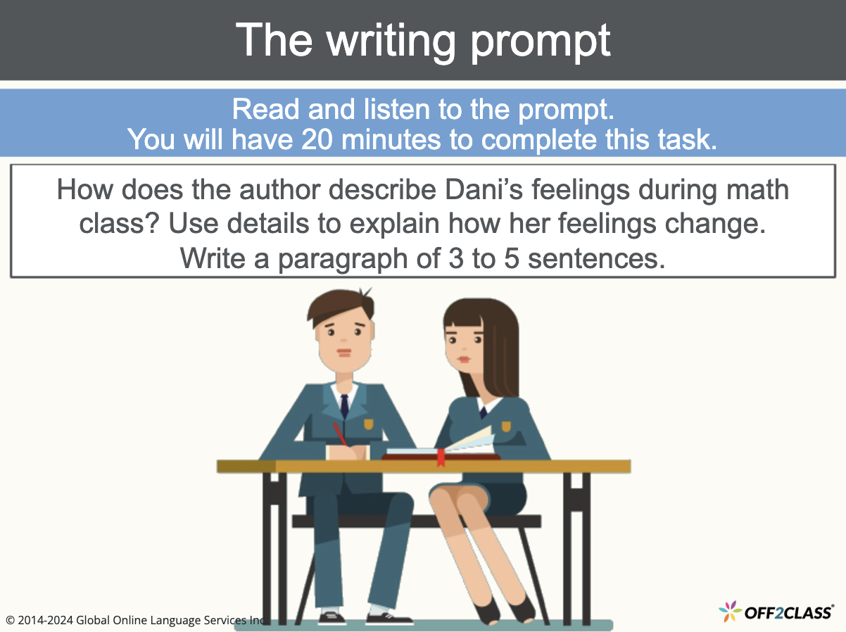 Free WIDA ACCESS Test Prep Lesson - Introduction to Writing - Off2Class
