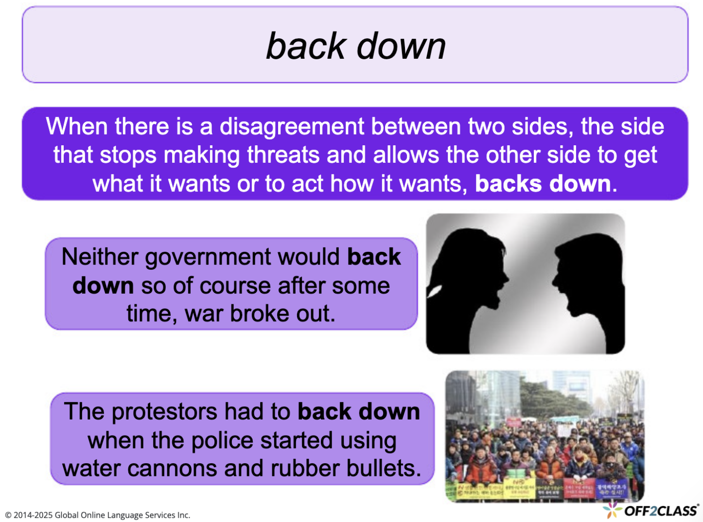 Phrasal Verbs Lesson Plan - Multiword Verbs with back - Off2Class